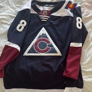 Cake Makar Colorado Avalanche Jersey